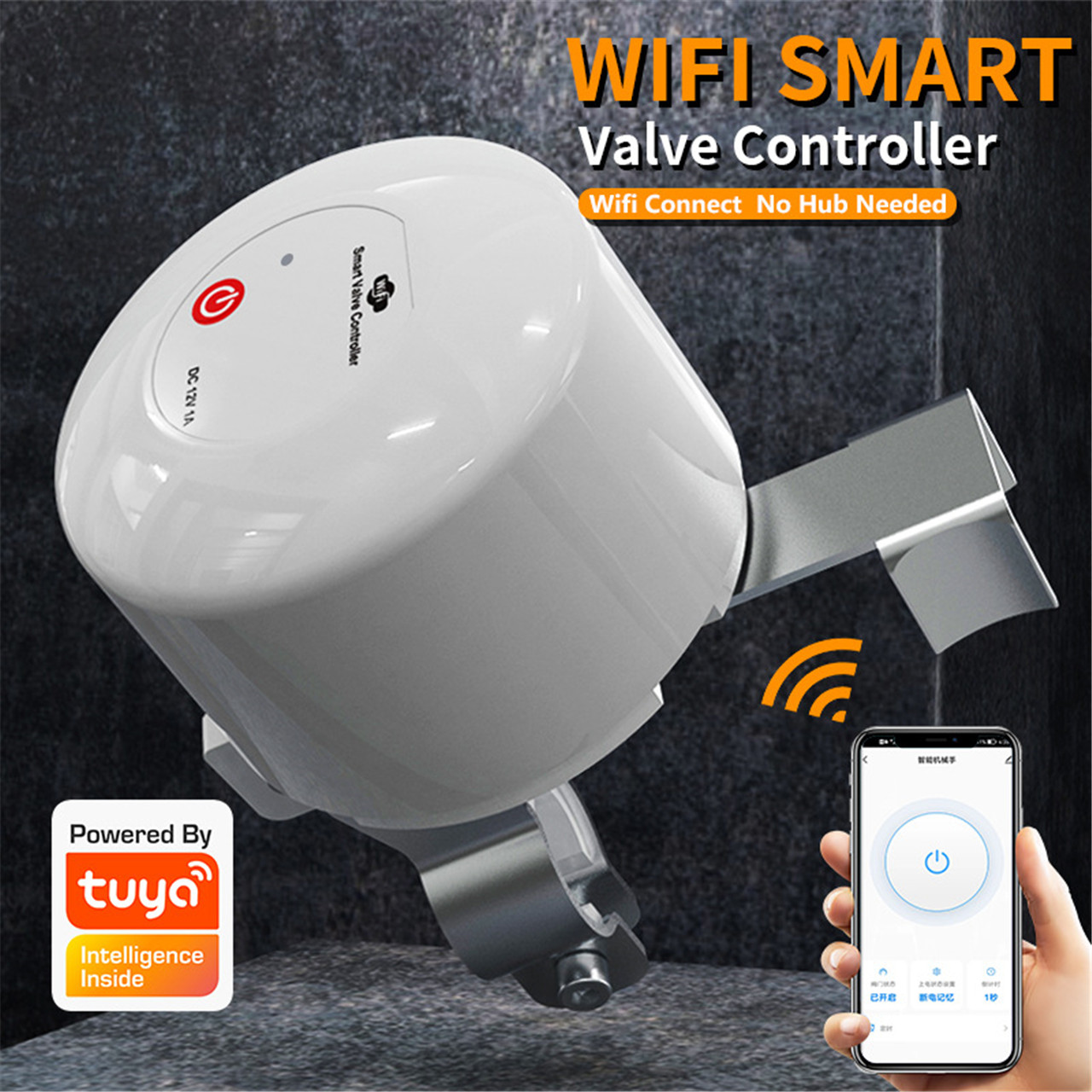 Robotê Smart Valve bi Têkiliya WiFi ji bo otomasyona gaza avê ya malê